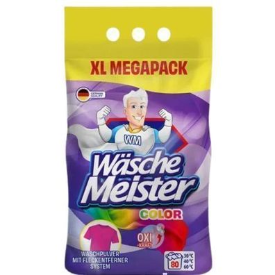 WäscheMeister Color Waschpulver 6 kg - Hochleistungsformel