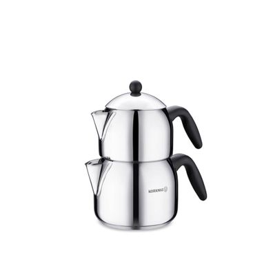 Korkmaz Orbit Midi Teekannen-Set - 0,7L/1,5L, für alle Herdarten geeignet