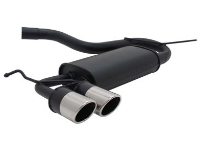 NOVUS Sportauspuff 2x76mm SR passend für VW Golf 5 AUDI A3 8P Scirocco 1.8/2.0TFSi