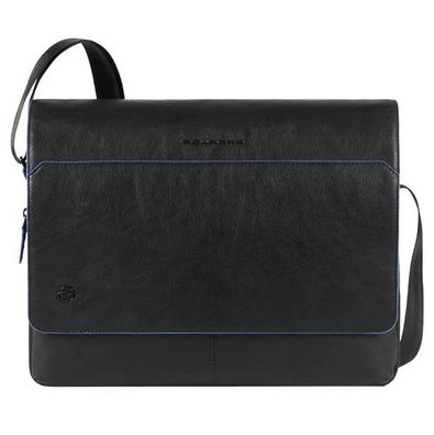 Piquadro Blue Square Kuriertasche 37 cm - Noir