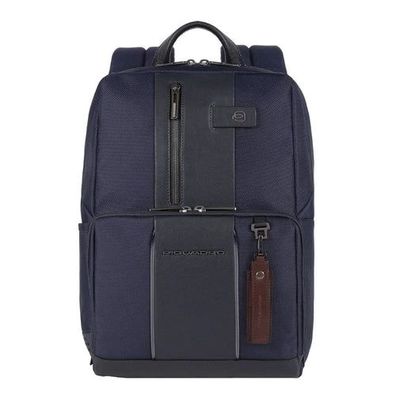 Piquadro Brief LED Laptop-Rucksack 39 cm - Blue