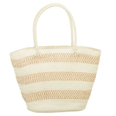 koffer-direkt. de Strandtasche 45 cm - natural