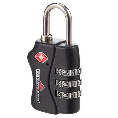 Hardware TSA Vorhängeschloss - Schwarz