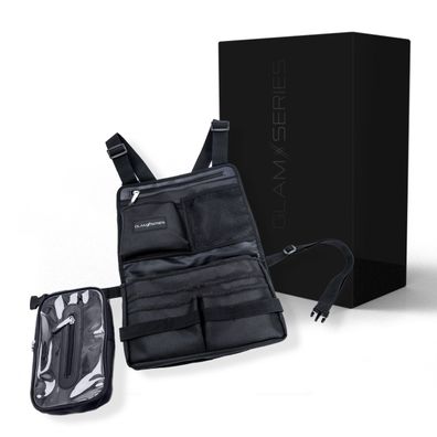 GlamSeries GlamHugger Organizer Schürze Friseur Make-Up Artist Arbeitsschürze
