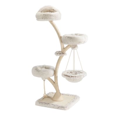 Fudajo Designer Kratzbaum Hängeliege Katzenkratzbaum Katzenbaum Katzenmöbel