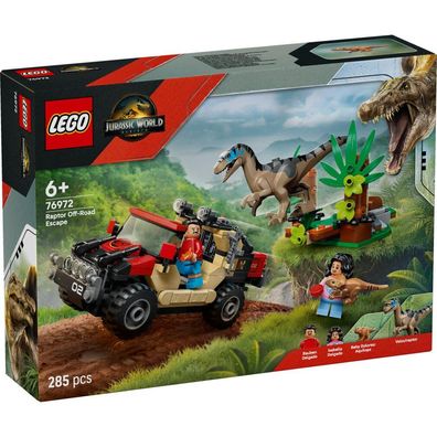 76972 Jurassic World Raptor: Verfolgungsjagd Mit Dem Geländewagen