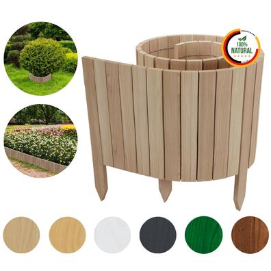 Floranica Rollborder II 200cm imprägniert Kiefernholz Beeteinfassung Rollboarder