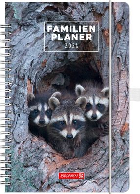 2026 Brunnen Buchkalender Familienplaner „Animal“ A5 Papier