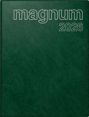 2026 Rido Buchkalender magnum 183×240 mm dunkelgrün