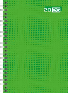 2026 Rido Buchkalender futura 2 A5 Papier grün
