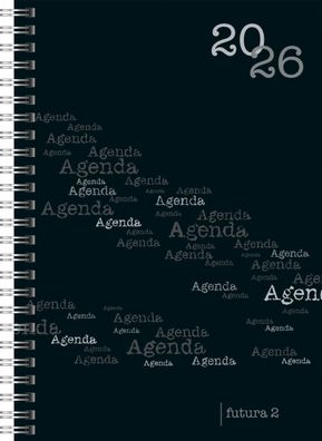 2026 Rido Buchkalender futura 2 A5 sw