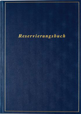 2026 Rido Reservierungsbuch A4 dunkelblau