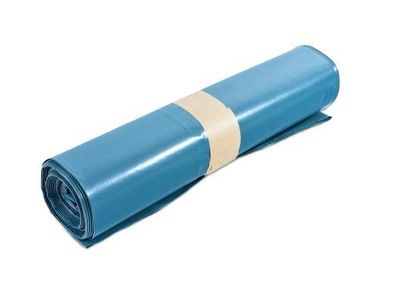 Plock Müllsäcke, blau, 120l, Typ 150, 10 Rollen á 10 Stück