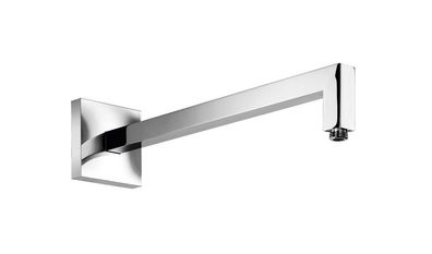 Herzbach LIVING SPA Wandarm 420mm eckig gewinkelt Chrom