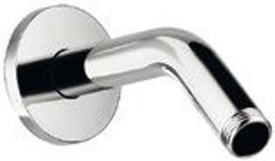 Herzbach LIVING SPA Wandarm 140mm rund gewinkelt Chrom
