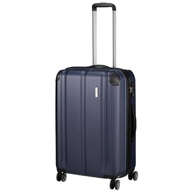 Travelite City 4-Rollen-Trolley 68 cm - marine