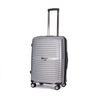 Stratic Bright + 4-Rollen Trolley M 66 cm - Silver