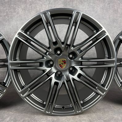 Original Porsche Cayenne E2 958 21" Sport Edition Felgen Turbo GTS 92A Platinum