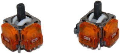 2x PS5 Hall Effect TMR Analog Sticks Orange Controller Drift Fix PlayStation 5