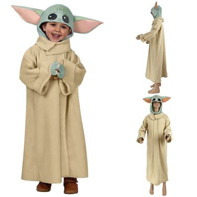 Kinder Yoda Cosplay The Mandalorian StarWars Halloween Karneval Kostume Kleidung
