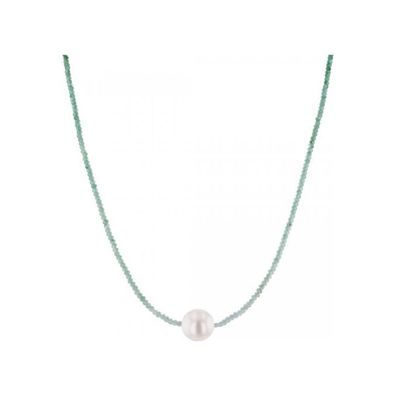 Luna-Pearls - 216.0717 - Collier - 750 Weißgold - Süßwasser-Zuchtperle 10-11 mm