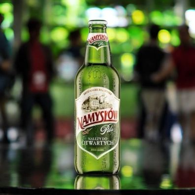 6 x Flaschen Namyslow Pils der einzigartige Geschmack aus Polen Bier