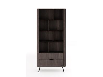 Bücherregal VERIS - A Regal mit Schubladen Eiche Dunin