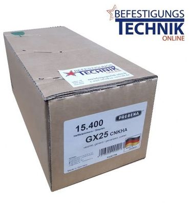 Prebena GX Klammern 25mm verzinkt Paslode S16 ZH-25 IM200/50 S200-S16 4200 S-16 15,4M