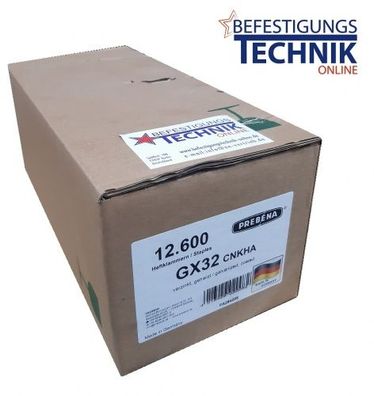 Prebena GX Klammern 32mm verzinkt Paslode S16 ZH-32 IM200/50 S200-S16 4200 S-16 12,6M