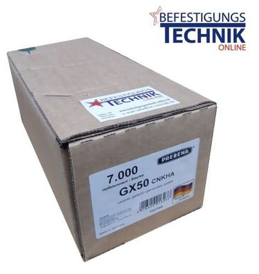 Prebena GX Klammern 50mm verzinkt Paslode S16 ZH-50 IM200/50 S200S16 4200 S-16 7,0M K