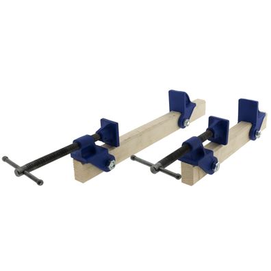 2 x Premium Schraubstock mit unbegrenzter Spannbreite 40 mm