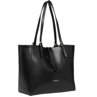 Lancaster Lucertola Shoulder Bag 30 cm - Noir