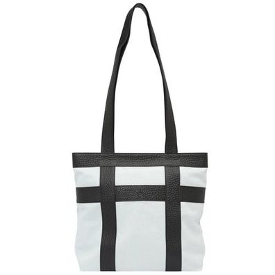 VOi-Design Sportivo Elina Schultertasche 30 cm - Schwarz/Platin