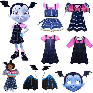 Vampirina Cosplay Karneval Kostum Geburtstag Partykleid Tunika Kinder Madchen