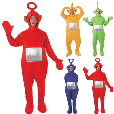 Erwachsene Teletubbies Kostum Unisex Halloween Karneval Cosplay Faschingskostum