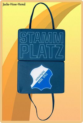 TSG 1899 Hoffenheim Sitzkissen Klappkissen Kissen Logo Blau Gr. 27x33x5cm NEU