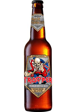 6 x 0,5 L Flaschen IRON MAIDEN Trooper Ale Bier