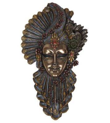 Venezianische Maske Il Gioiello Das Juwel H 33,5 cm Maske Wanddekoration Dekofigur