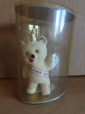Figur weiß Bär Berliner Bär winkt Reiseandenken ca.9 cm H