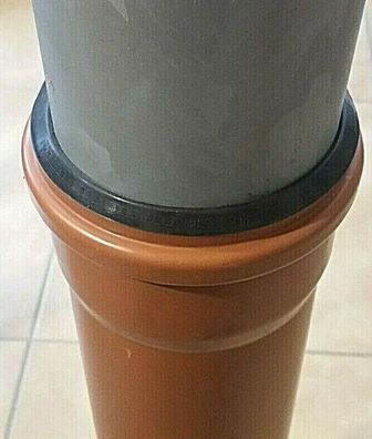 KG-Rohr Übergangsgummi f. Standrohr & Fallrohr Standrohr Gummi Standrohr Dichtung