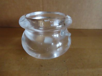 Teelichthalter Hexenkessel Glas klar Herbstdeko PartyLite