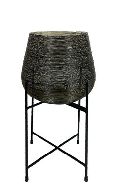 Kaheku Windlicht Copala schwarz gold 38 Ø 70h 1212003938