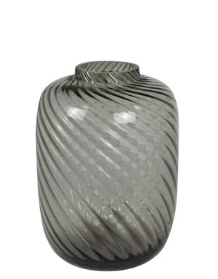 Kaheku Vase Calabro swirl grau 20 Ø 29h 1150006814