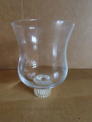 Teelichthalter Ersatz Glas Tulpenglas mit Kunststoffring PartyLite