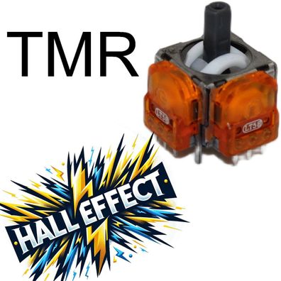 1x PS5 Hall Effect TMR Analog Sticks Orange Controller Drift Fix PlayStation 5