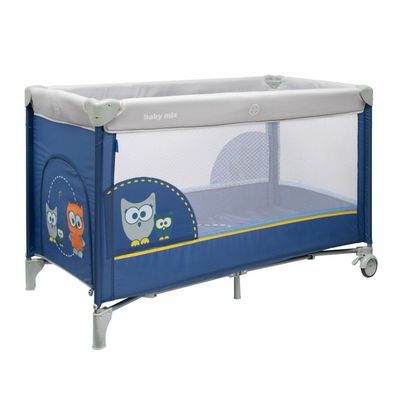 Baby Mix Owl Reisebett dunkelblau