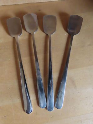 Besteckteile Löffel Eislöffel Dessertlöffel ca. 18,3 cm lang/4St