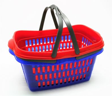 Wäschekorb mit Bügel / Einkaufskorb 60x37,5x28cm - diverse Farben