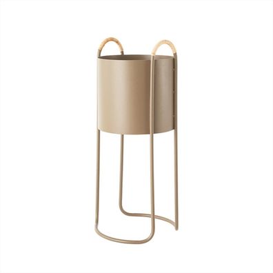 OYOY L300330 - Pflanzgefäß Maki - Blumentopf mit Metallgestell - Hoher Pflanztopf