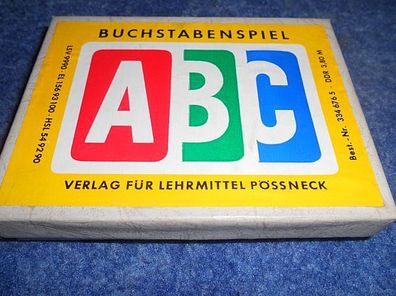 Buchstabenspiel ABC----Unterhaltungs-und Lehrspiel - Verlag für Lehrmittel Pössneck